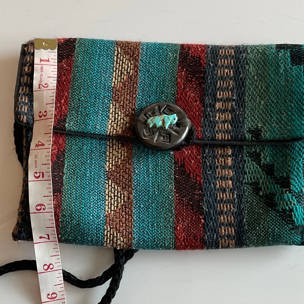 Multicolor Striped Crossbody envelope  Bag - Picture 6 of 8